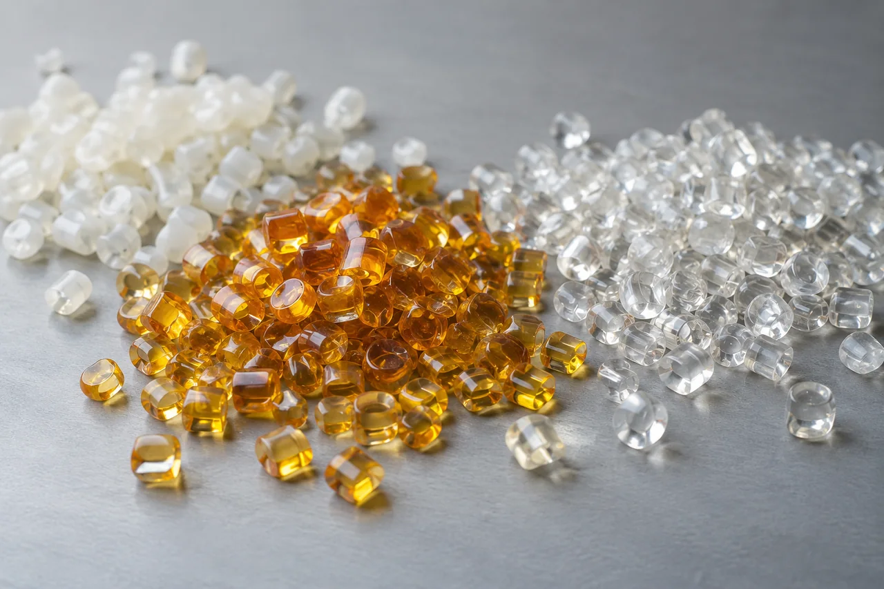 Polymer and resin granules for industrial processing